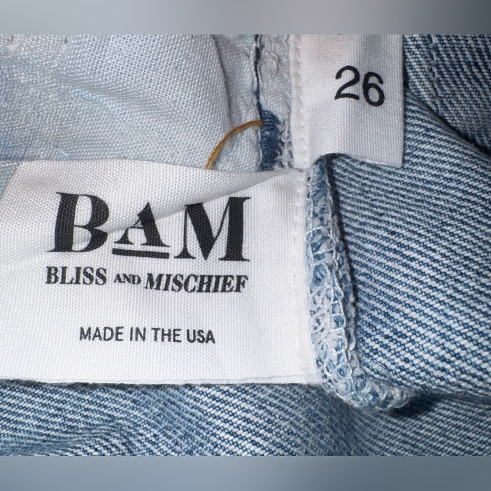 $548 Bliss And Mischief 💐 Wildflower Embroidered Cropped Jeans 🌸 Size 26 🌼 RARE - Picture 11 of 11